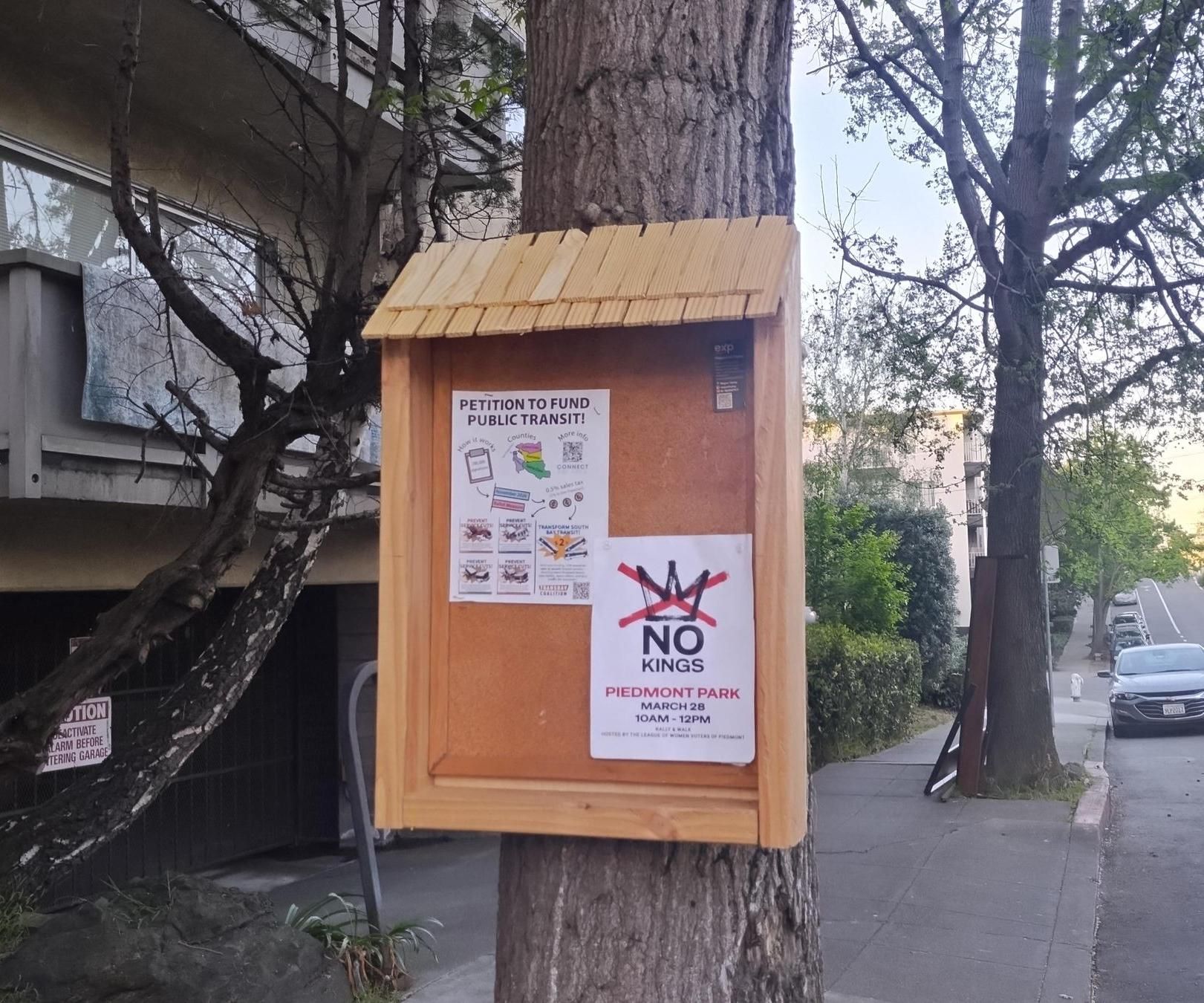 Outdoor Community Bulletin Board