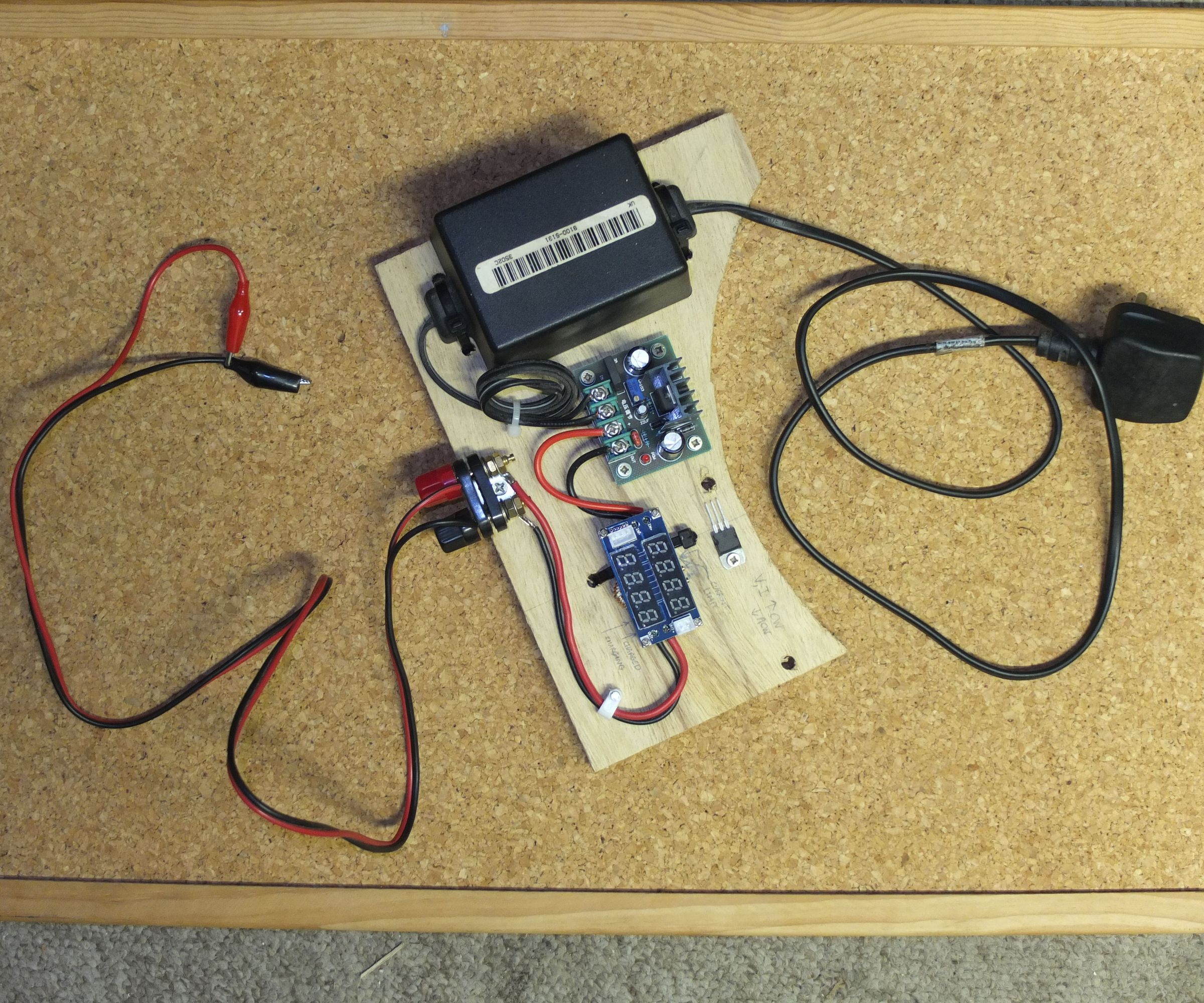 Low-cost Bare-bones Bench Power Supply