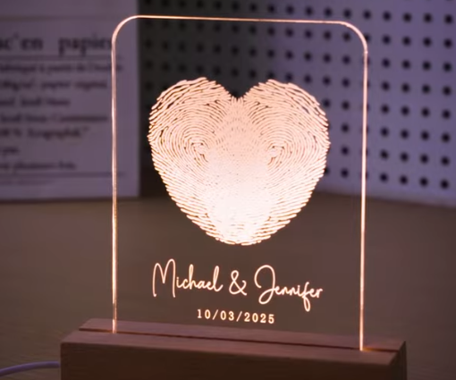 How to Make a Fingerprint Love Lamp