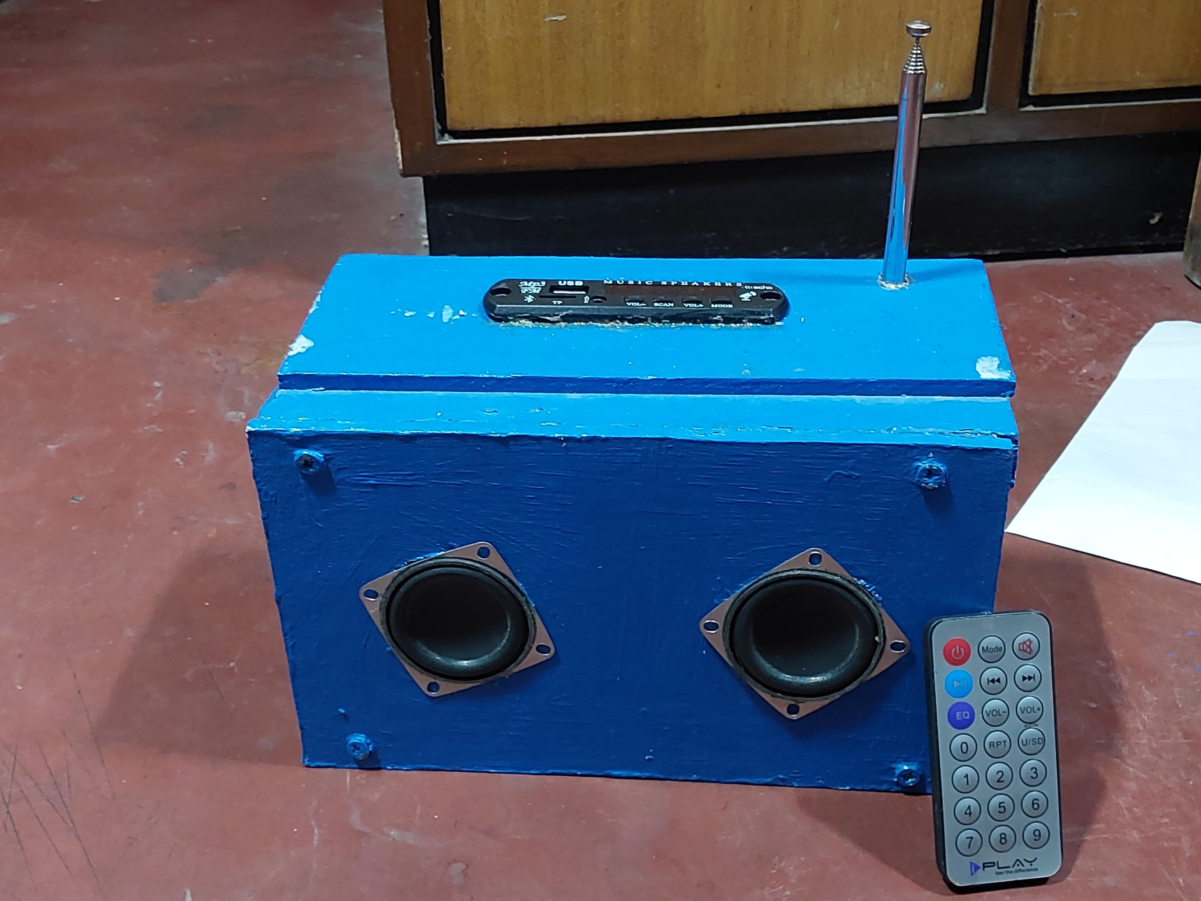 Amazing Cheap BoomboxHow to Build at Home 5 Steps Instructables