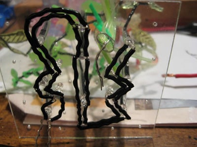 Attaching the Flowers and Grass