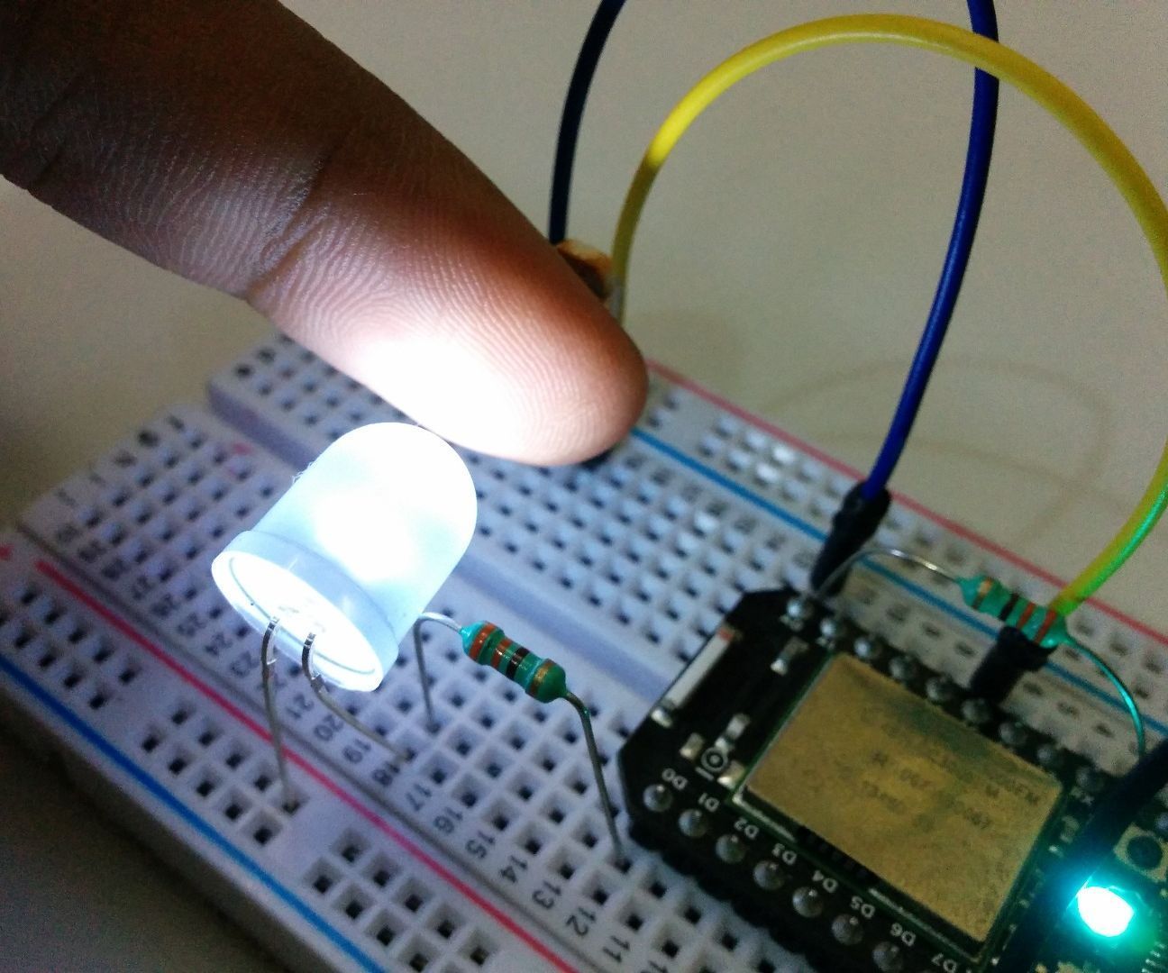 Internet Controlled Motion Detector- Particle Core 