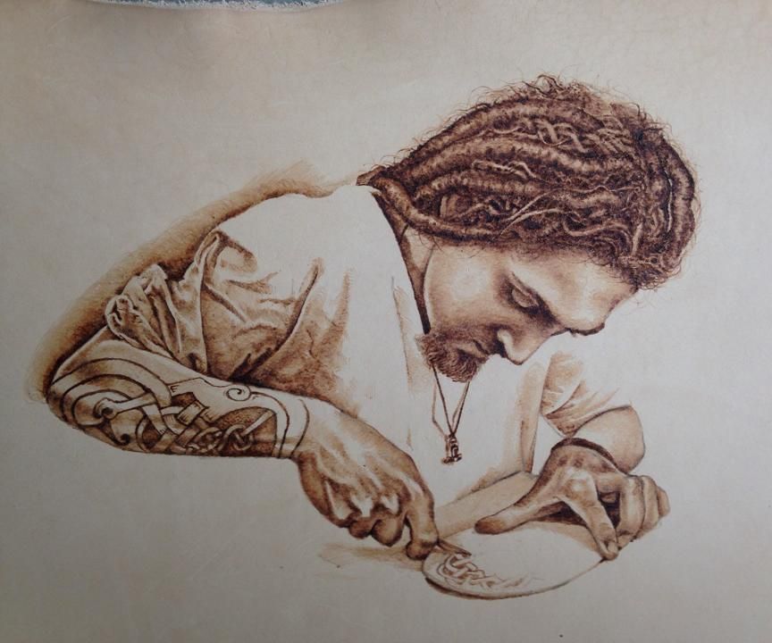 Leather Pyrography