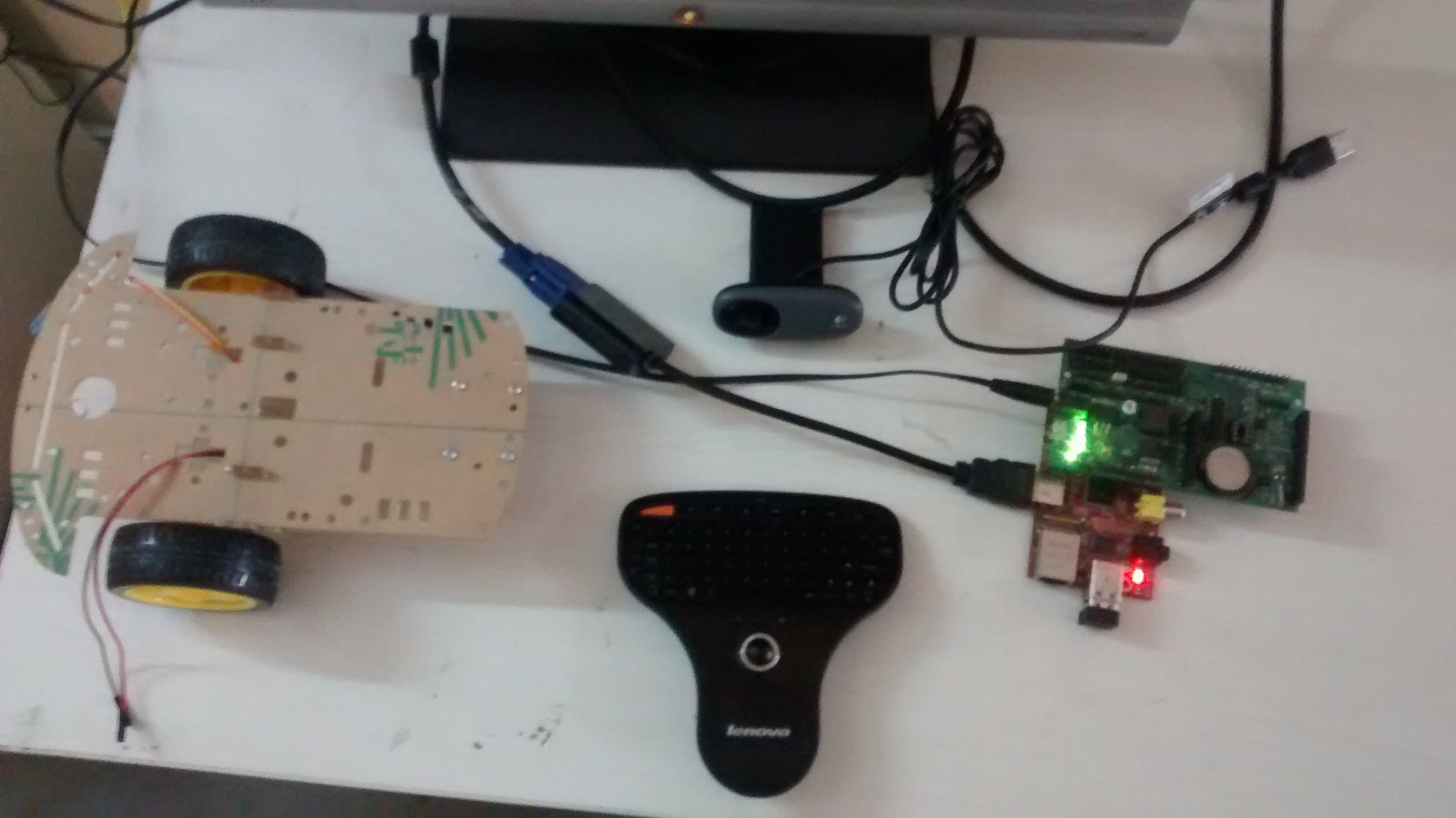 Robot Using Raspberry Pi & Bridge Shield : 6 Steps - Instructables