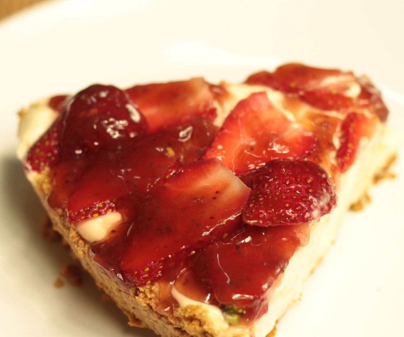 NO BAKE Strawberry Cheesecake