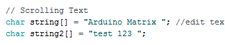 Scrolling Text on a 8x8 LED Matrix Using an Arduino UNO : 5 Steps (with ...