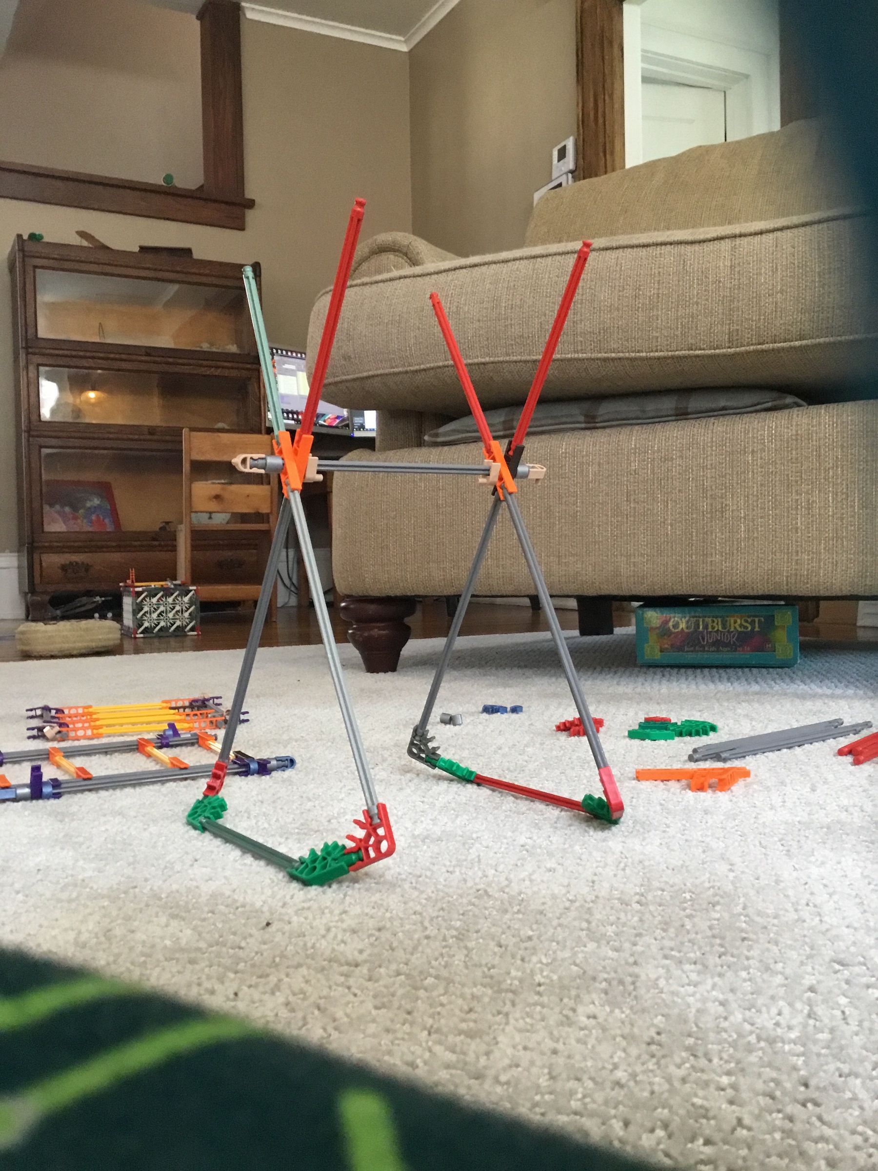 Knex Folding Table 4 Steps Instructables