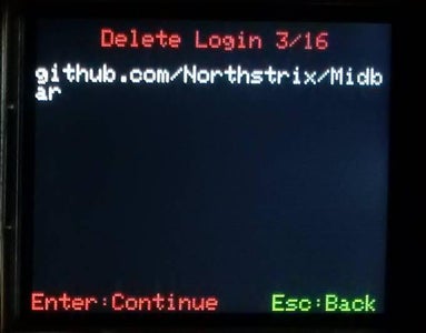 Delete Login From EEPROM