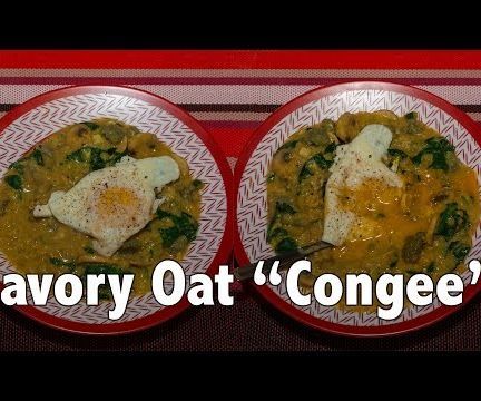 Super Filling Savory Oat Congee (high in Protein)