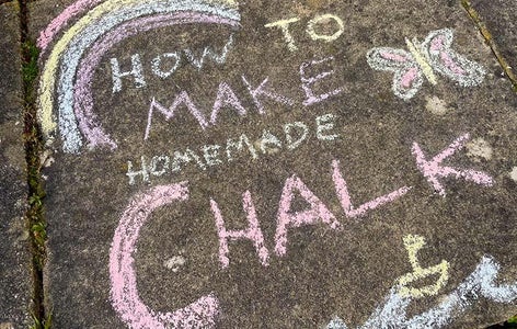 Make Your Own Sidewalk Chalk: an Easy and Fun Project for Kids