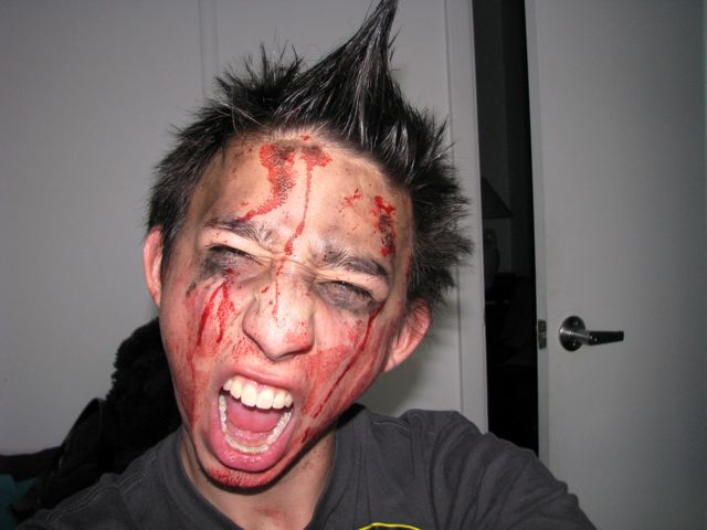 Easy Gory FX Makeup