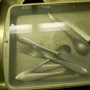 Soak Your Dishes and Silverware