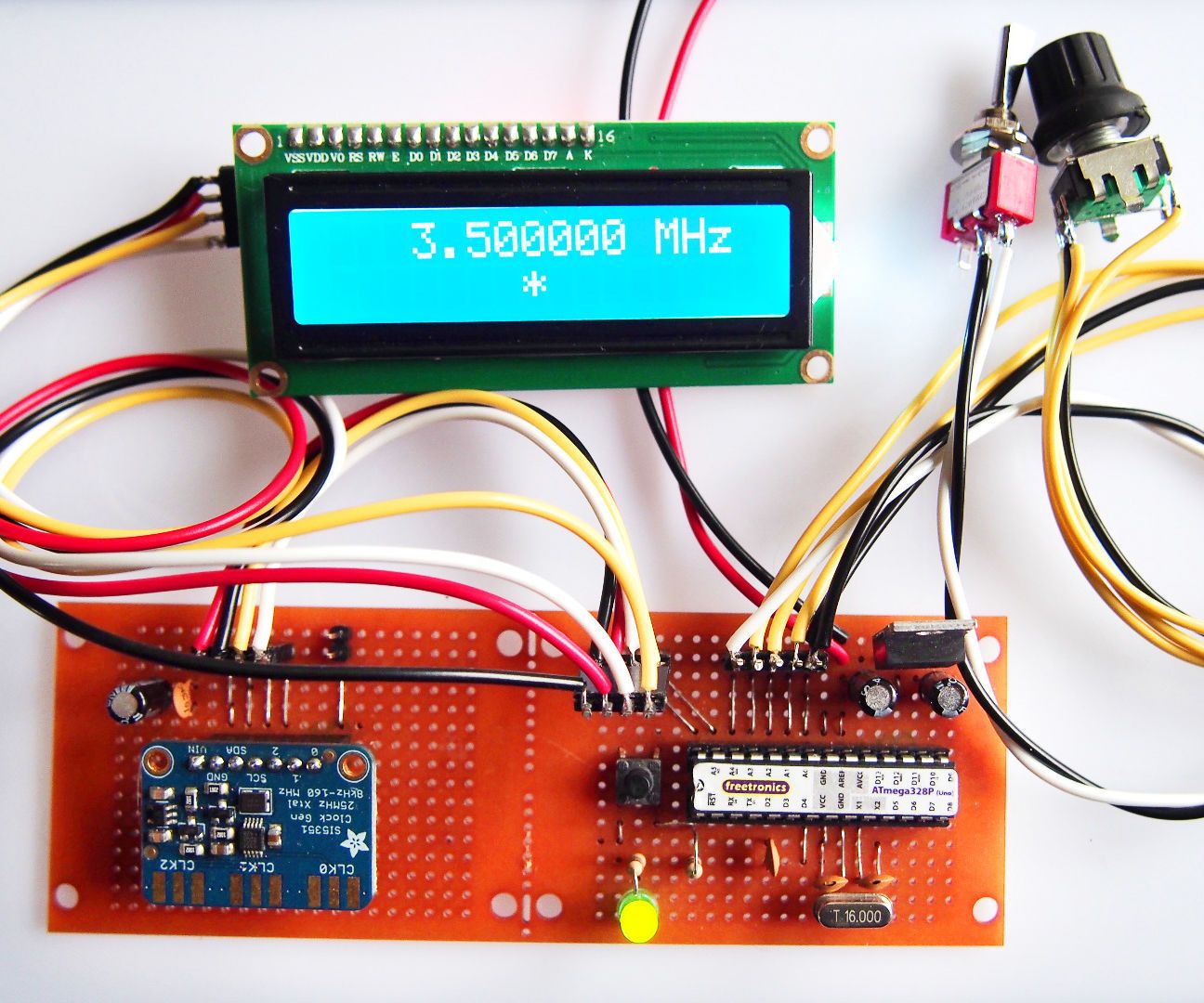 Arduino Frequency Synthesiser Using 160MHz Si5351