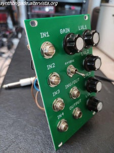 4 Channels Mixer Module With A440 Reference Generator