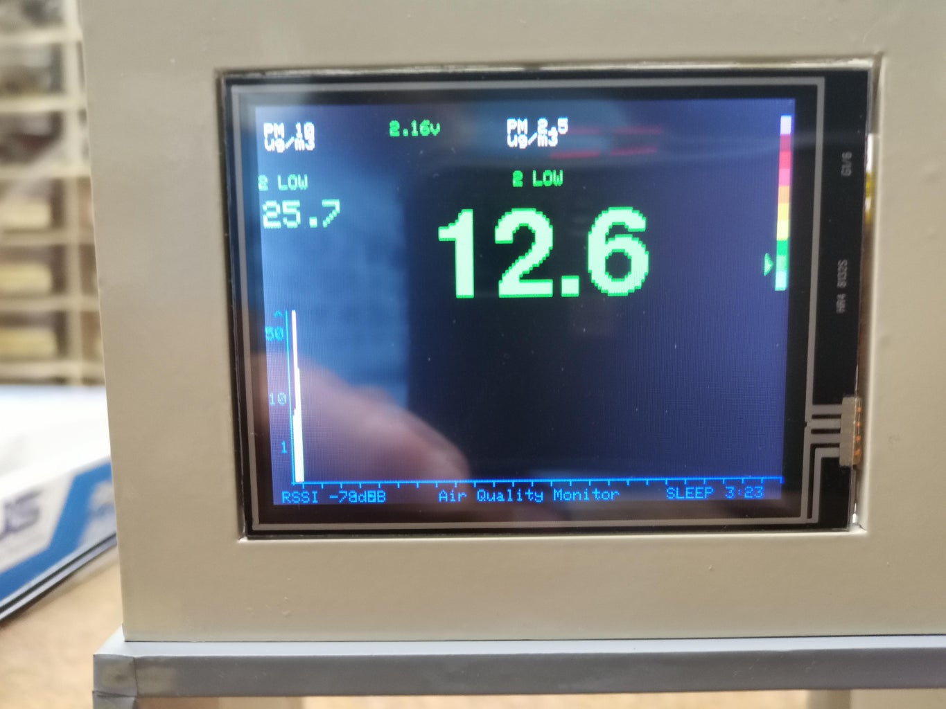 ESP8266 Air Quality Monitor With Nova PM Sensor SDS011 : 4 Steps ...