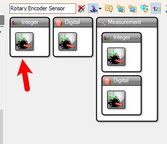 In Visuino Add & Set Components