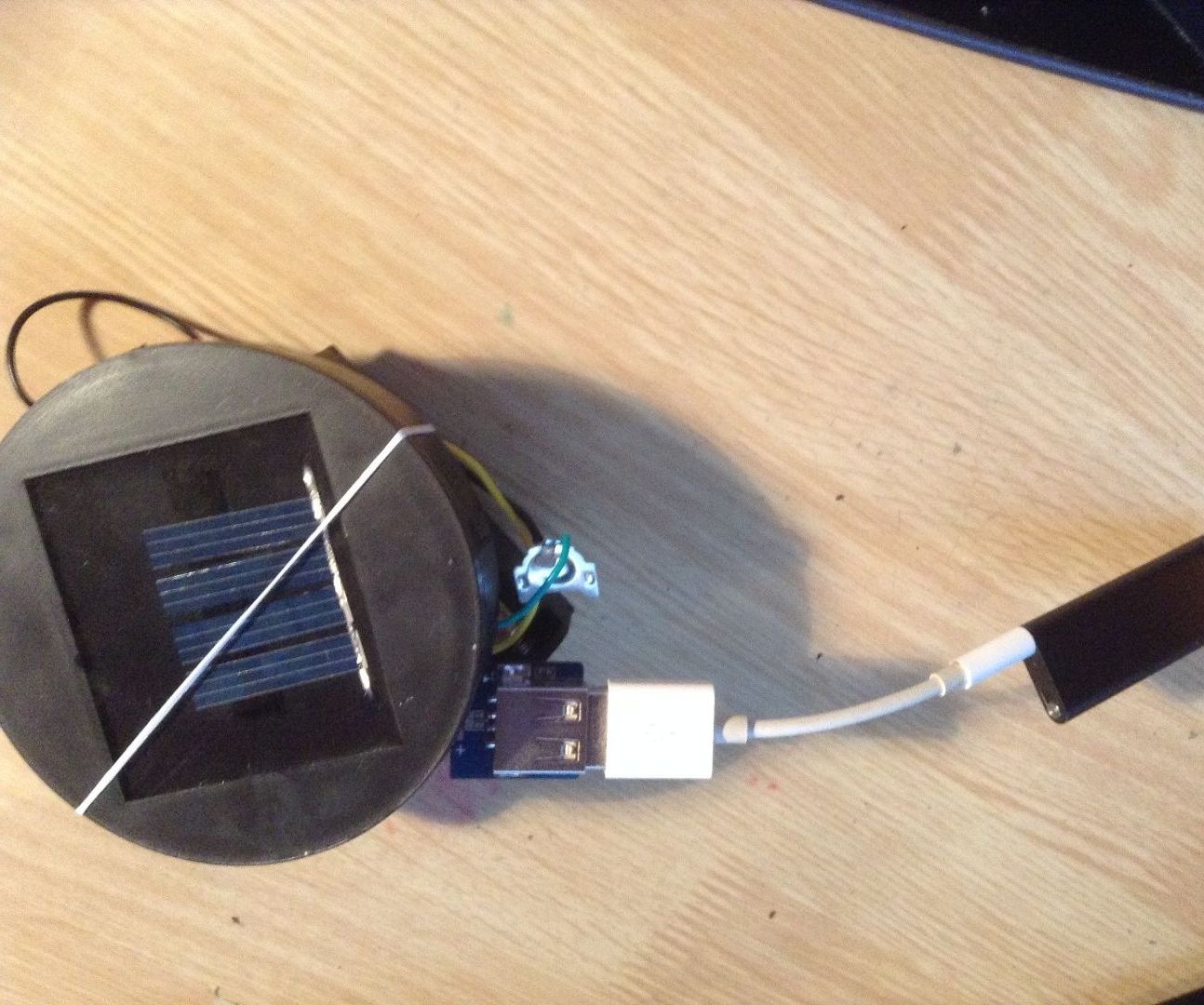 Clip on Solar Charging Station