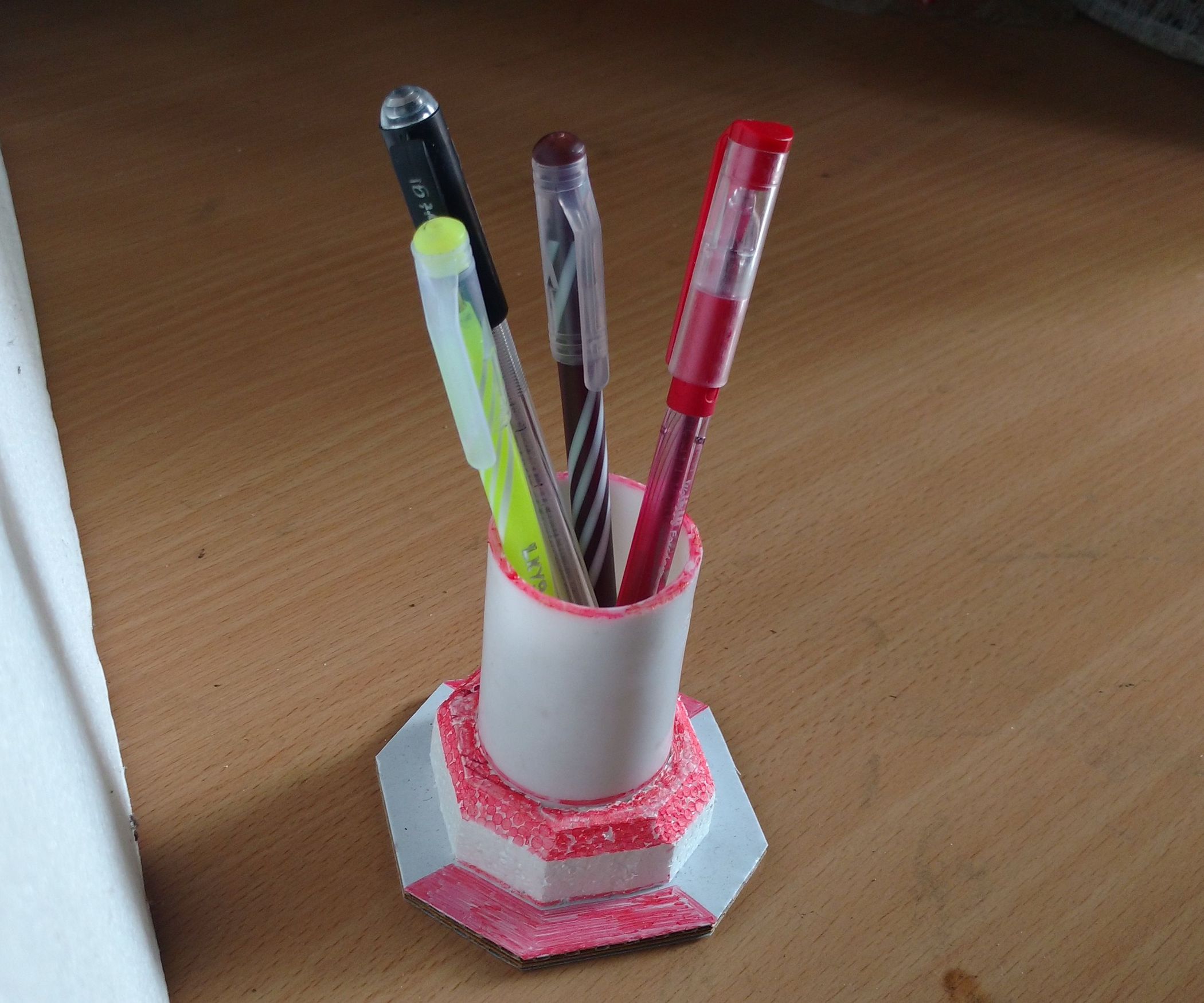 Simple Pen Stand 5 Steps (with Pictures) Instructables