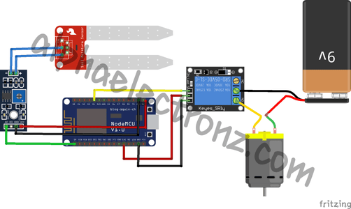 IoT Based Soil Moisture Monitoring and Control System Using NodeMCU : 6 ...