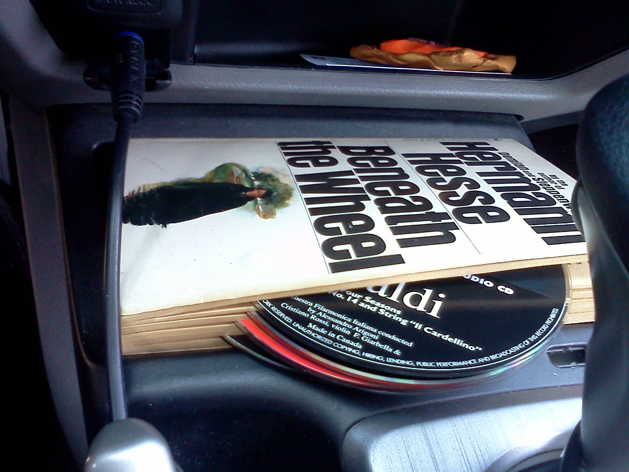 Hold CDs with a Book