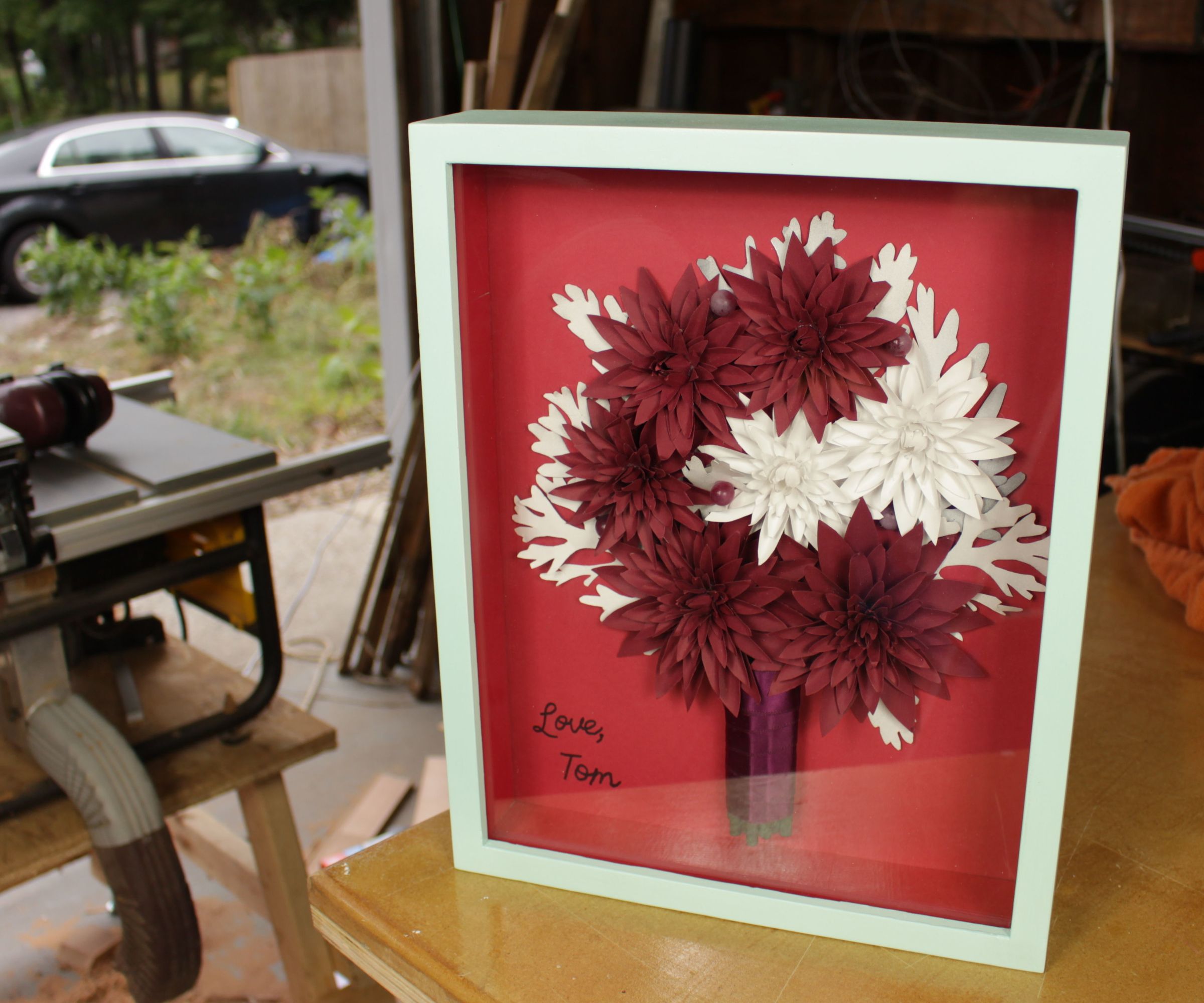 Classic 1st Anniversary Gift, Paper Flowers 