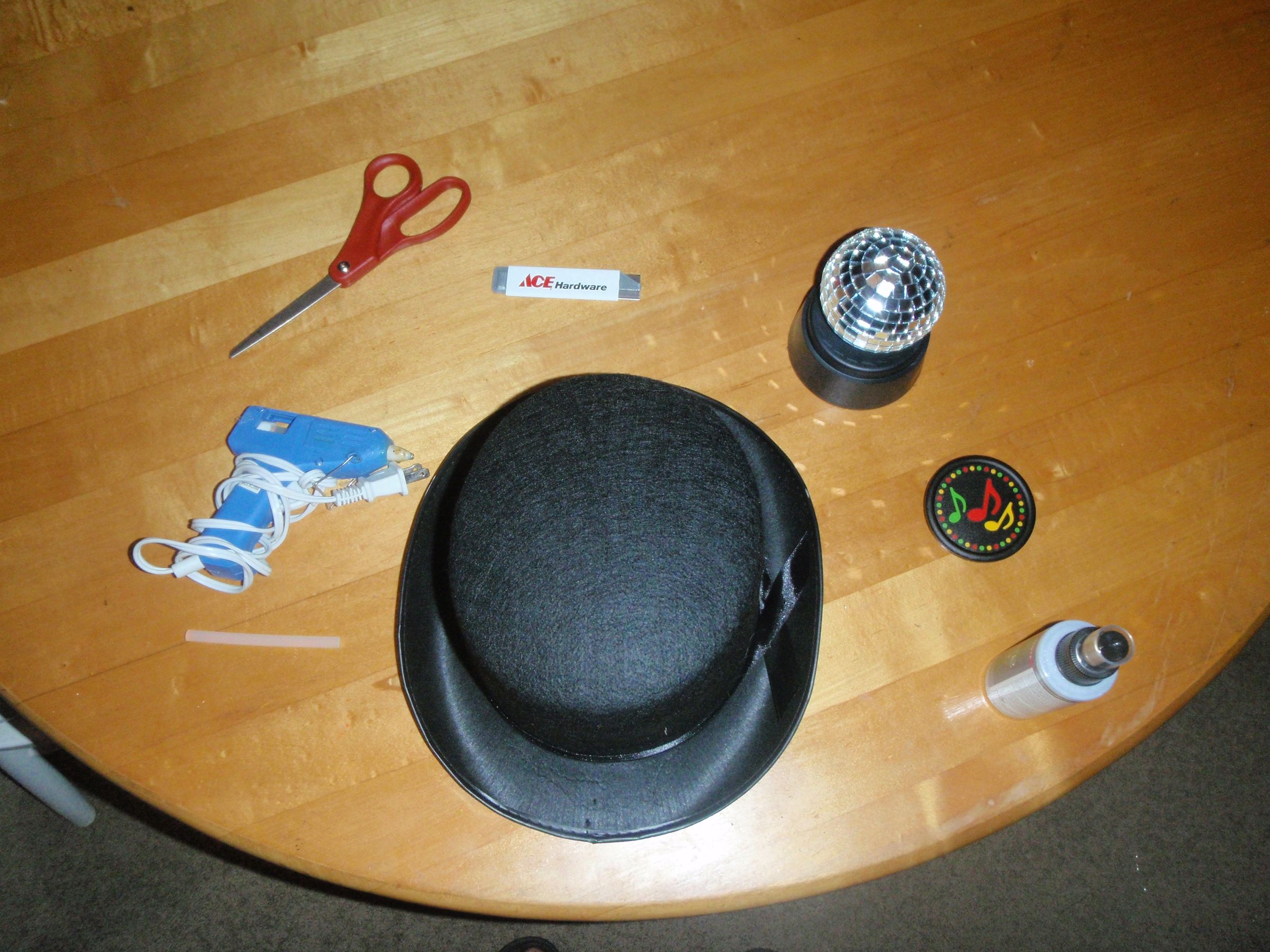 NYE Disco Ball Hat 6 Steps Instructables