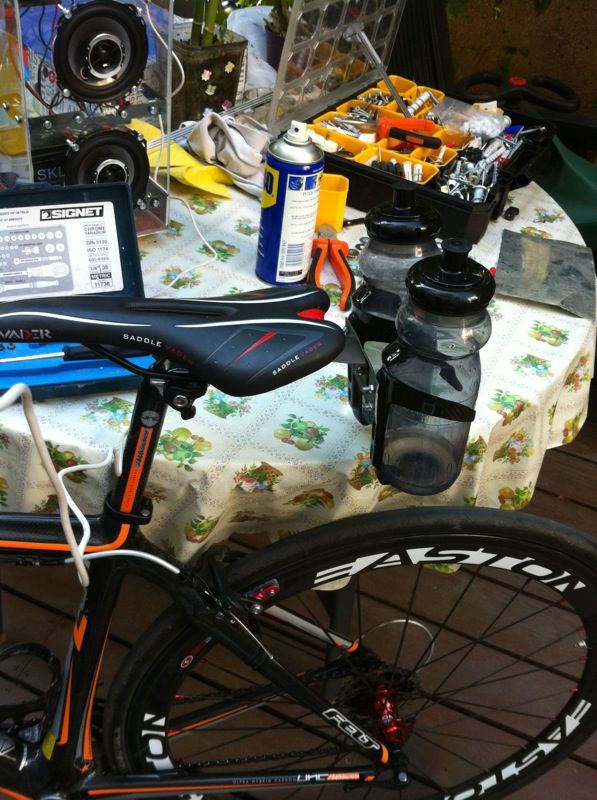 Rear Cage for Bottles for Road Bike
