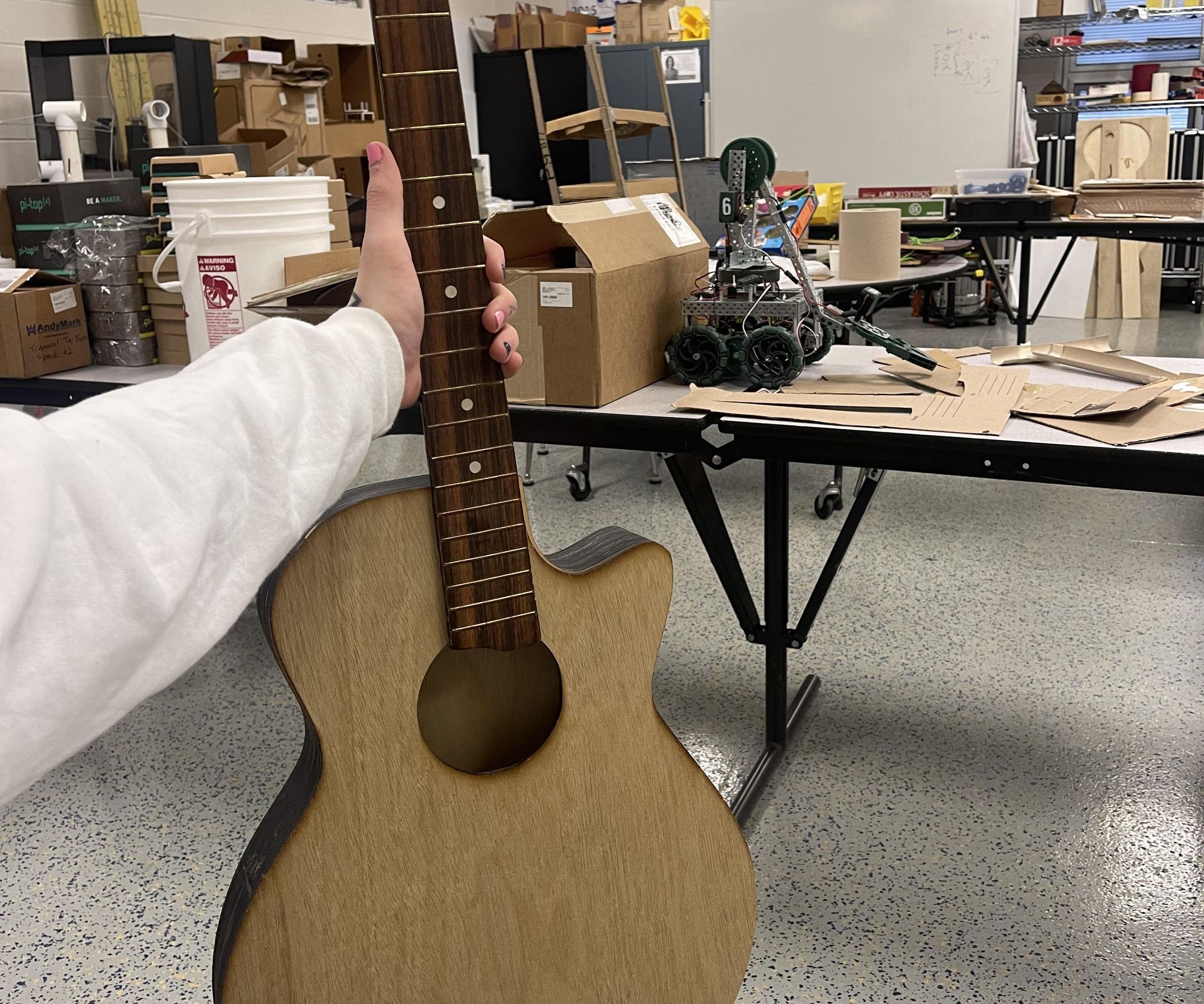 Laser Cut Acoustic Guitar