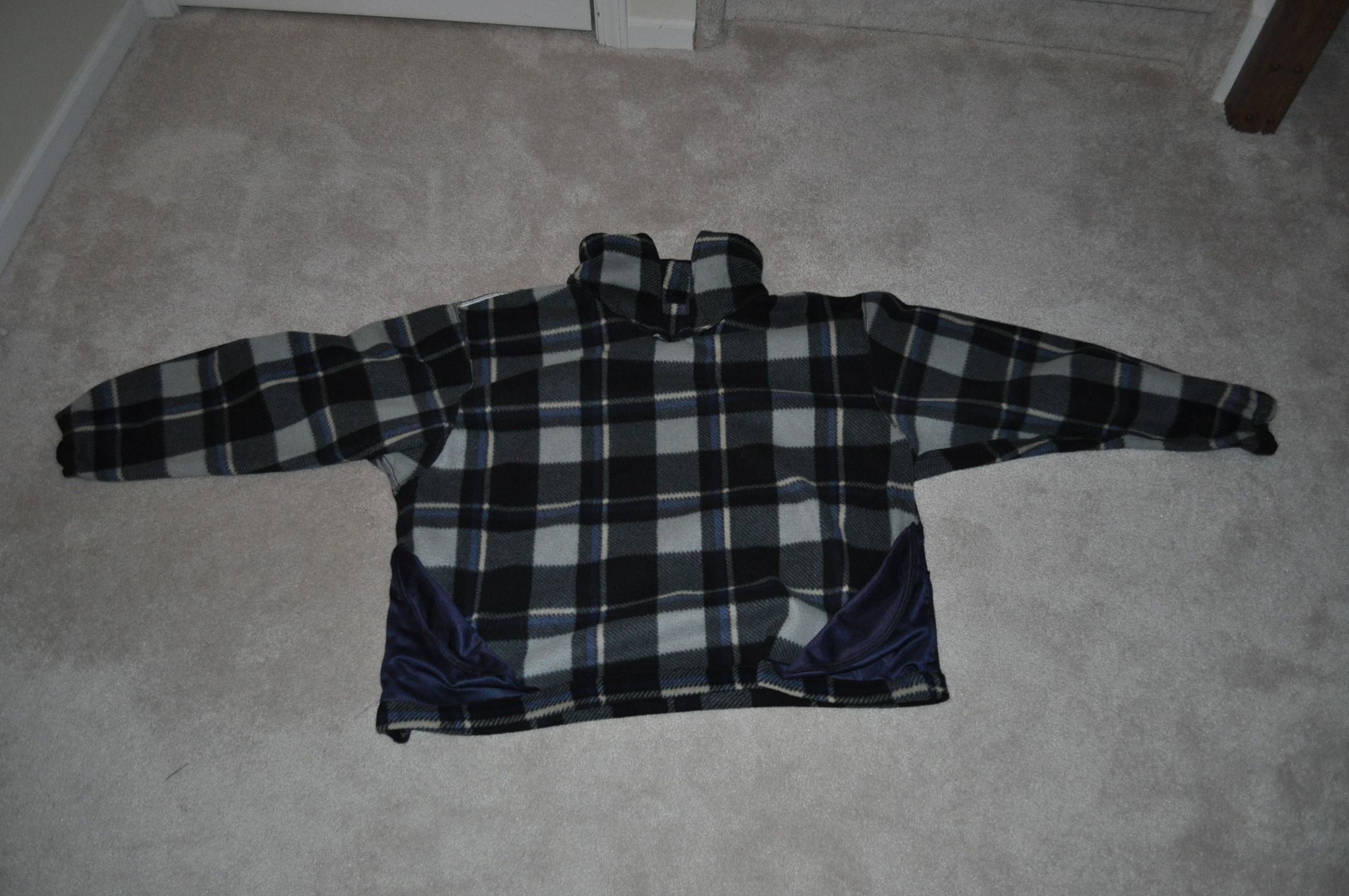 Turn Your Fleece Pullover Into a Travel Pillow 4 Steps Instructables