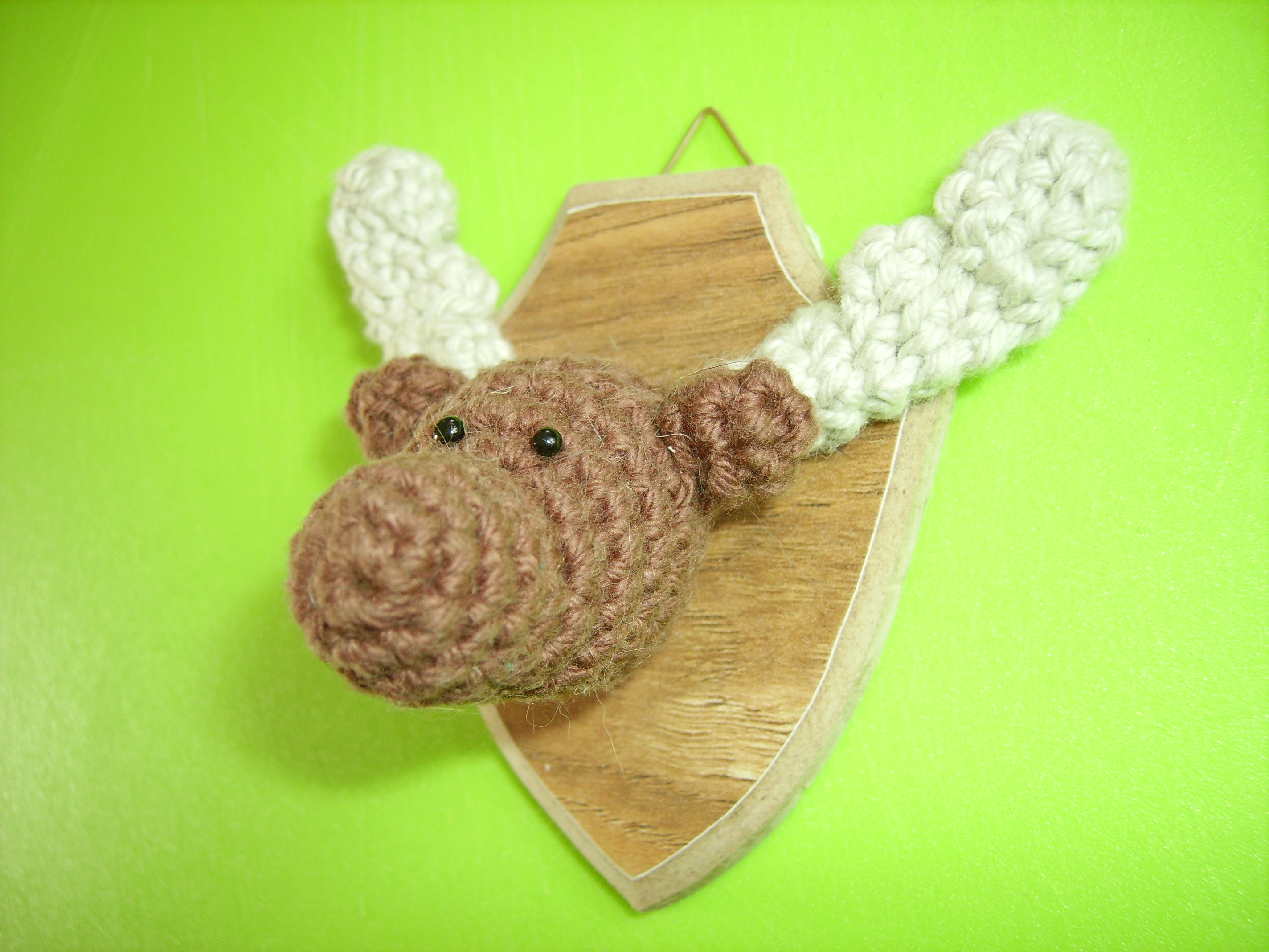 Step by Step Amigurimi Moosehead - Easy and Beginnerfriendly