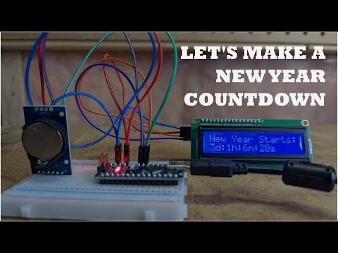 Arduino New Year Countdown Clock