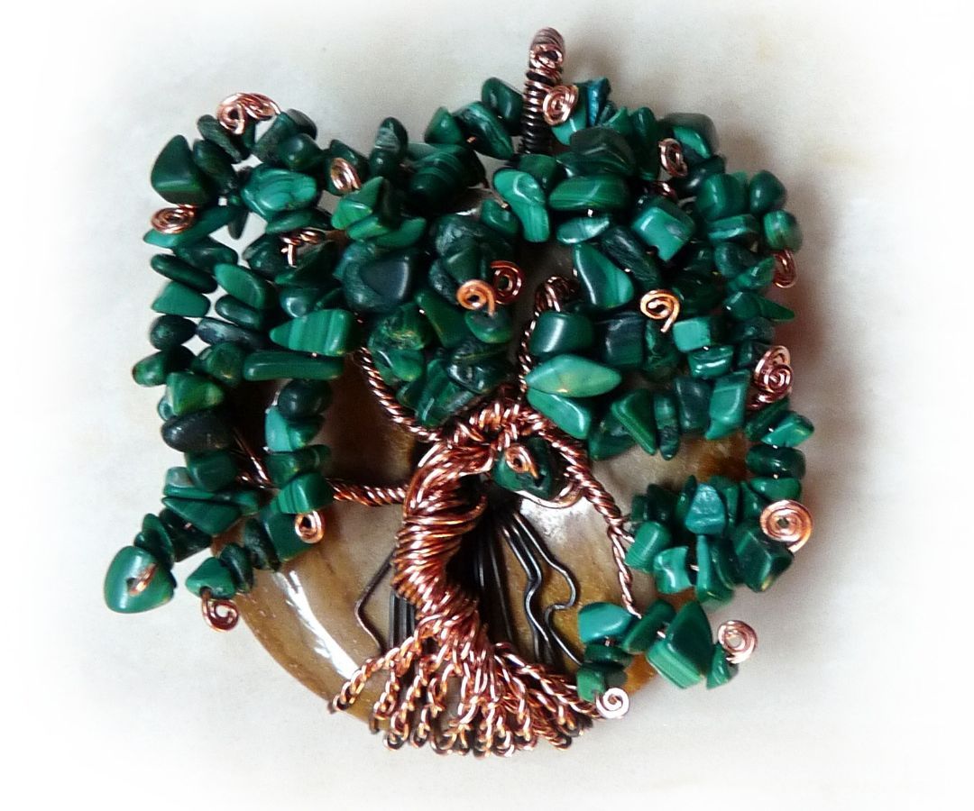 Wire Wrapped Gemstone Tree