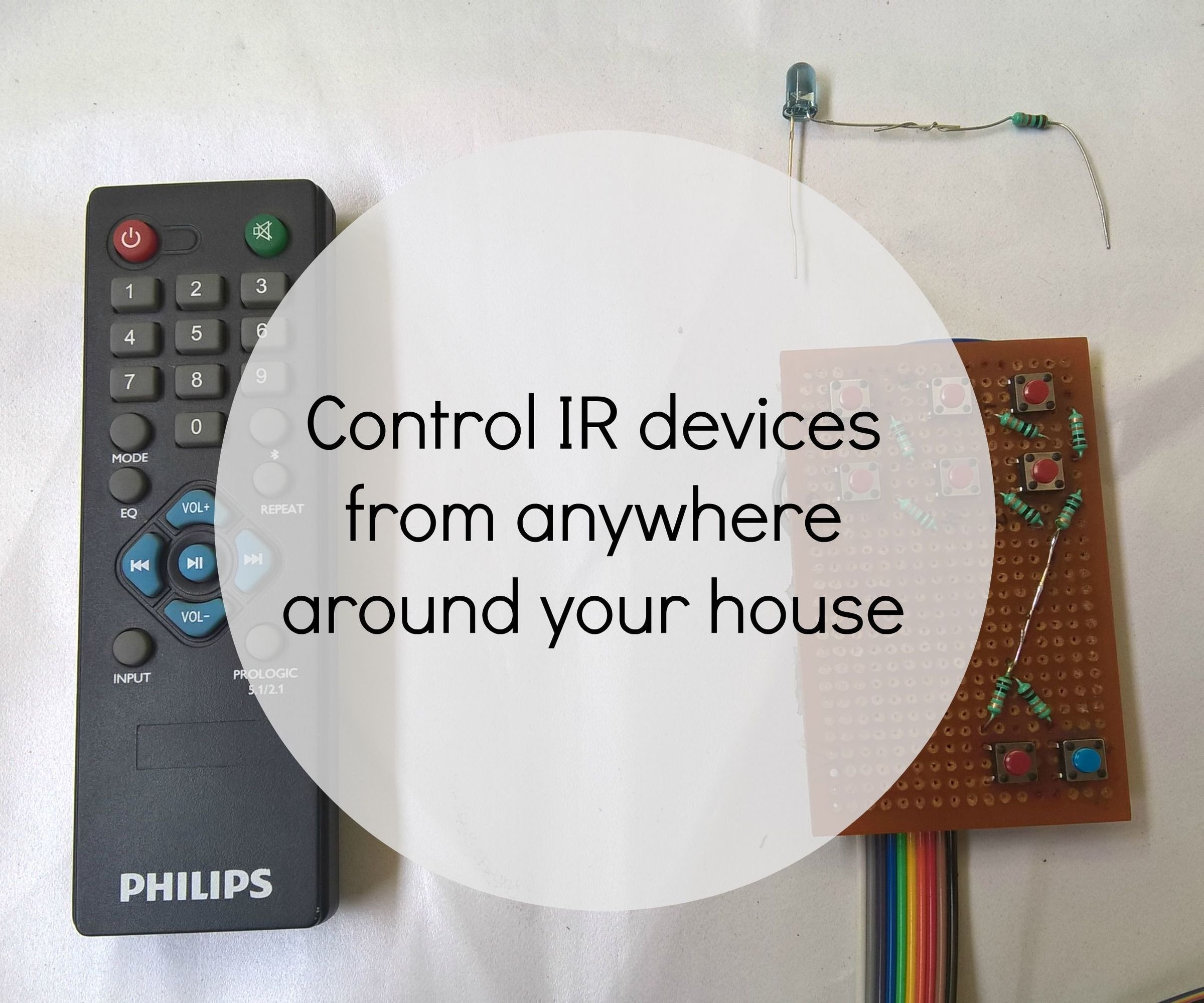 Make Your Own IR Remote That Can Reach Anywhere