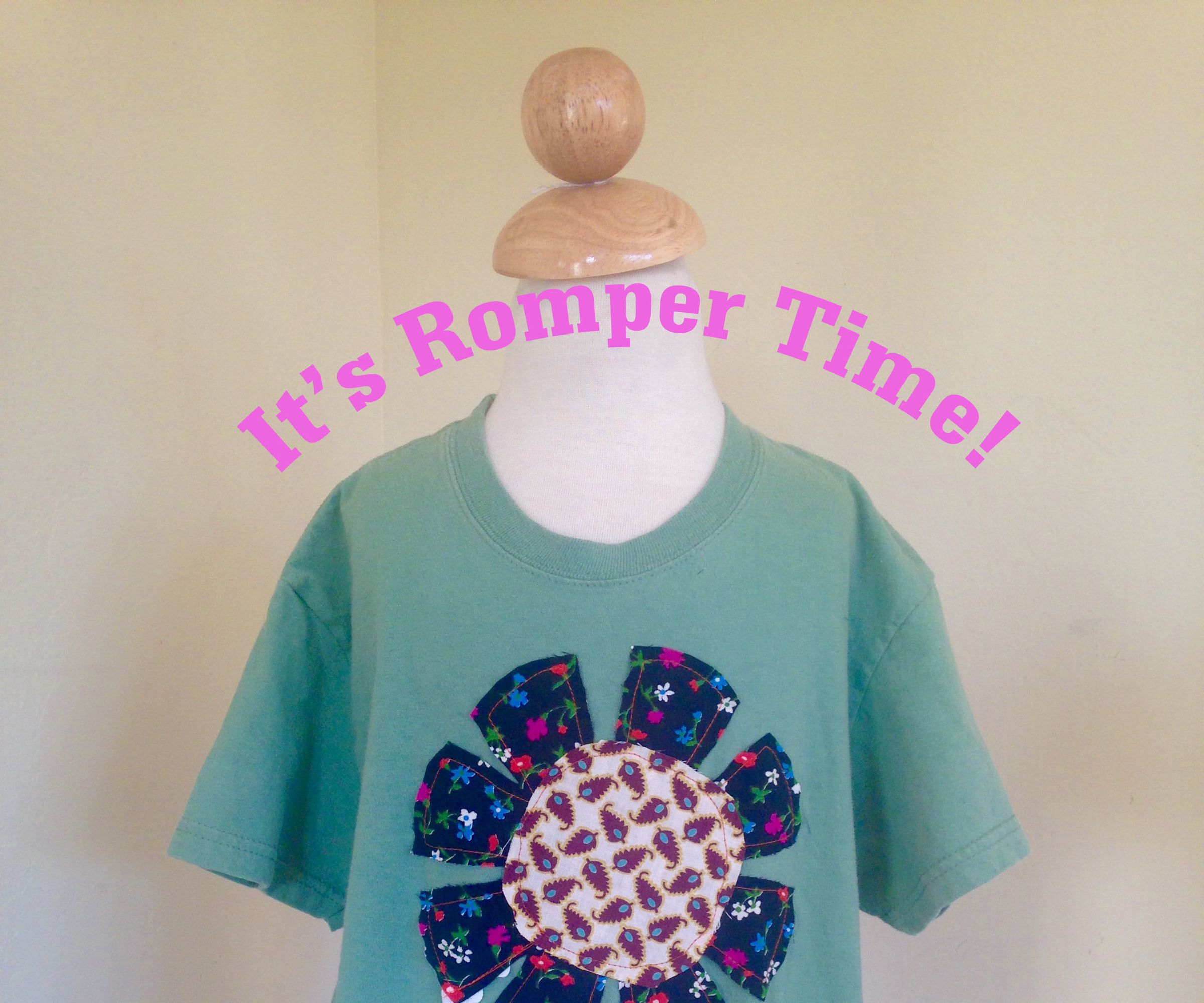 Make a Toddler Romper From a Plain Tee Shirt