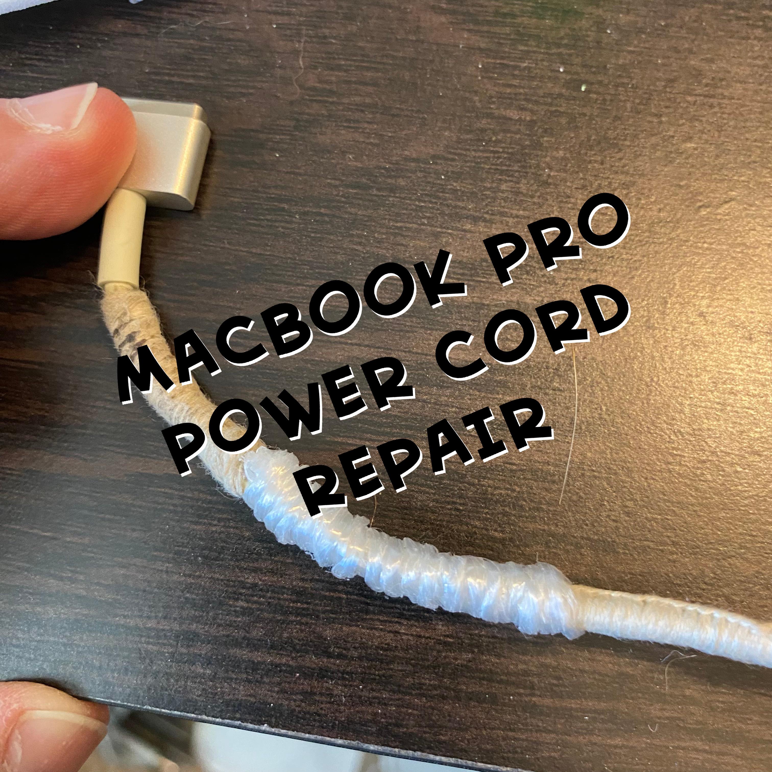 MacBook Pro Power Cord Repair 6 Steps Instructables