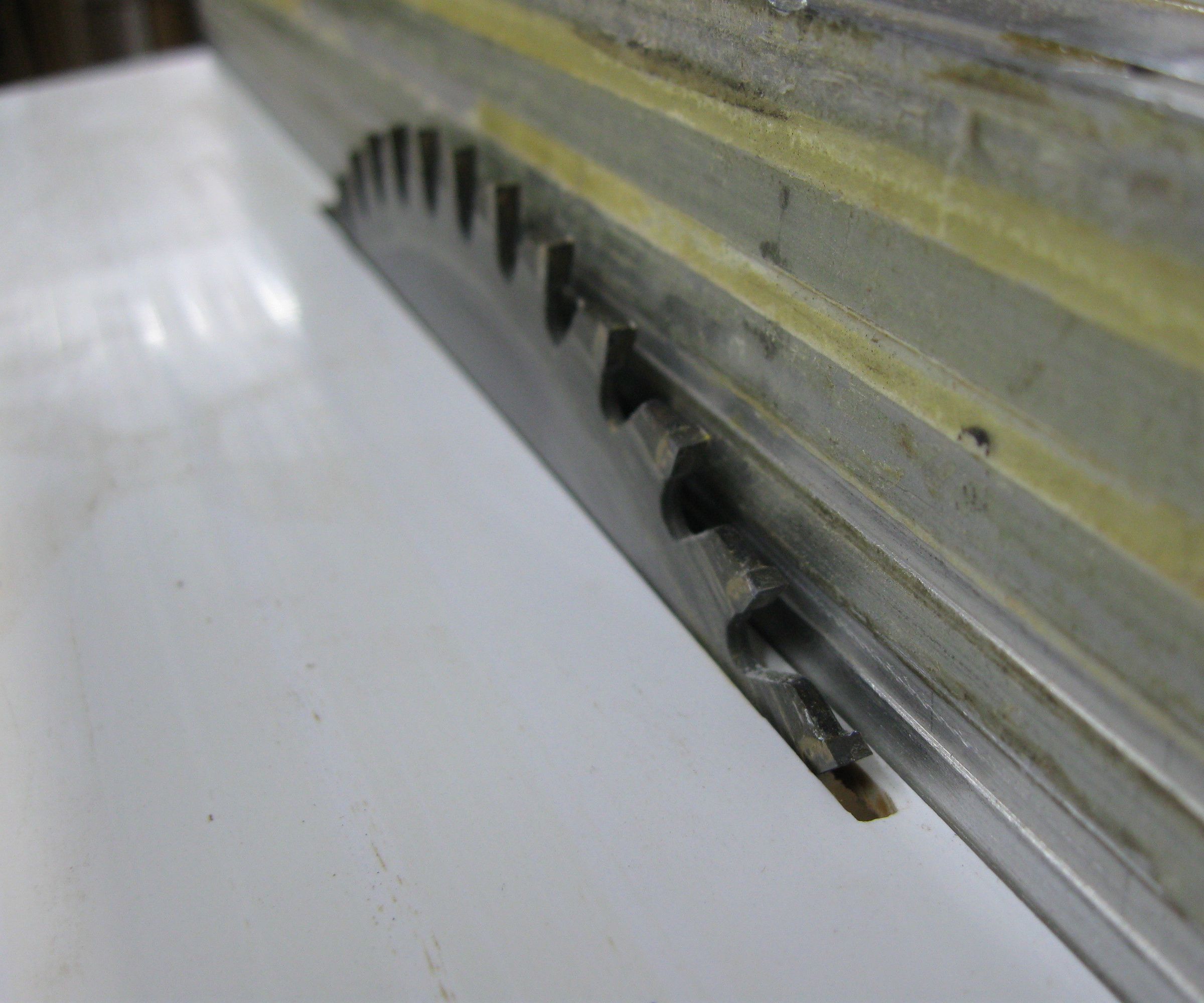 Table Saw Zero Clearance Throat Plate