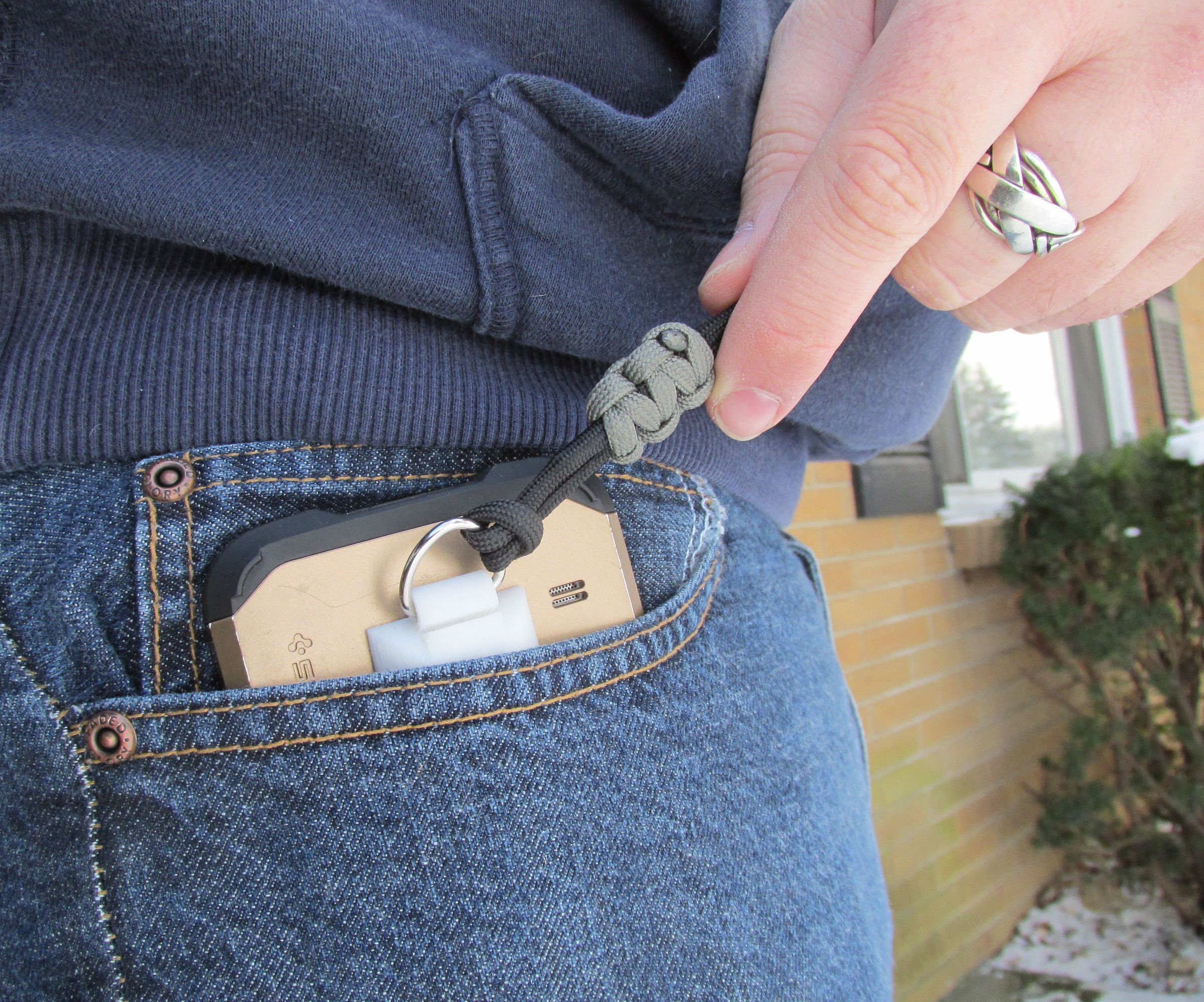 3D Printed Cell Phone Lanyard and Tripod Mount