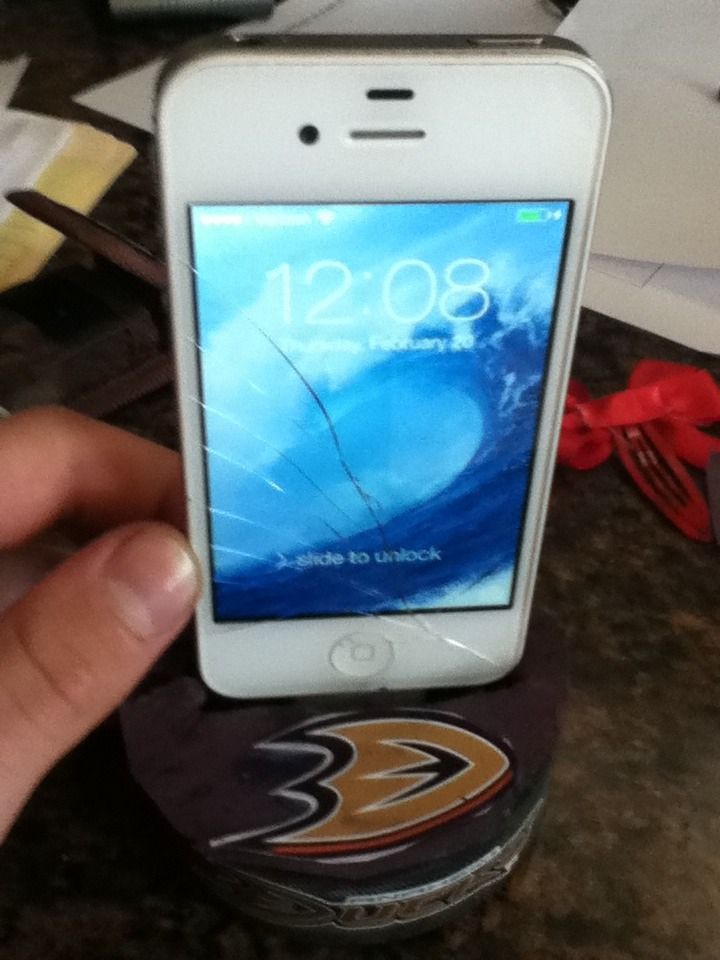 Hockey Puck Mobile Device Stand