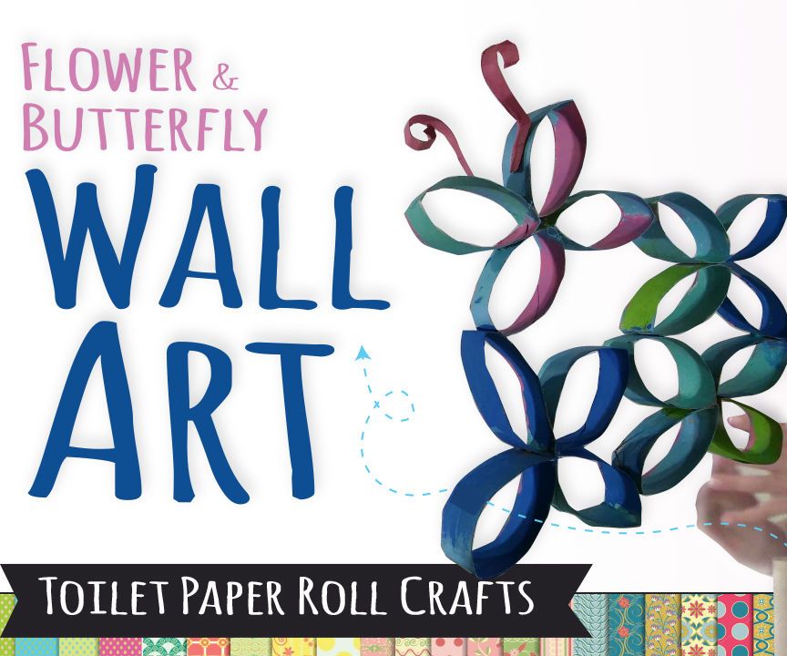 How to Make Wall Art Using Toilet Paper Rolls | DIY Room Decor 