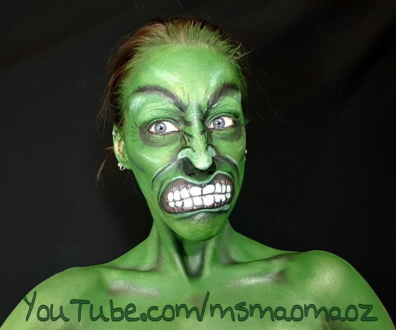 How to Paint Your Face Like Hulk!