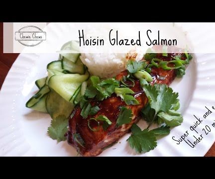 Hoisin Glazed Salmon Video Recipe - Quick and Easy - Dinner in 20 minutes
