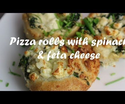 Pizza Rolls With Spinach & Feta Cheese Recipe