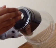 Put the Magnets Inside and Outside the Cup So the Felt Won't Fall Off