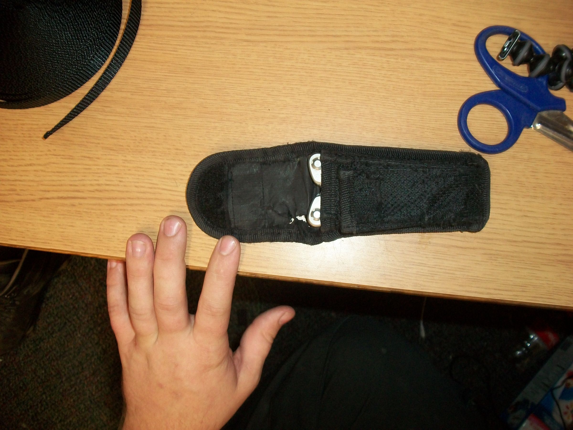 How to Secure Leatherman Style Pouch When the Velcro Is Wornout