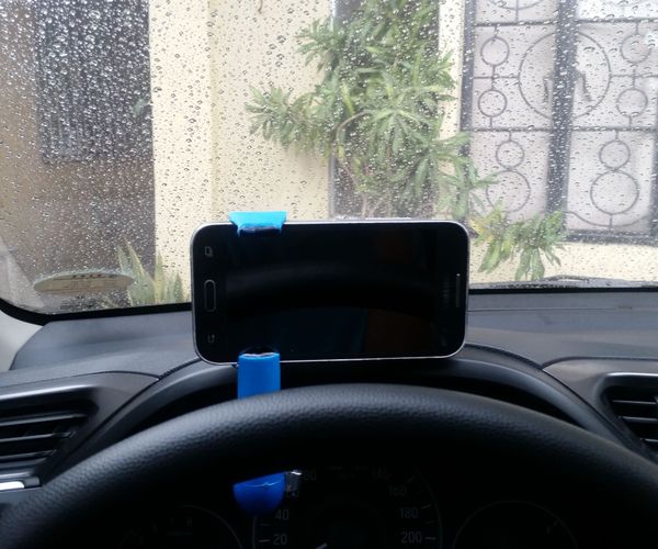 Car Phone Mount Using PVC