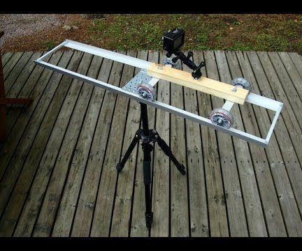 DIY Camera Dolly Rails for Actionpro X7, GoPro or any other action or video camera. 