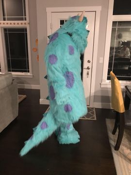 Sulley (Trademark Disney) Monster Homemade Halloween Costume : 11 Steps  (with Pictures) - Instructables