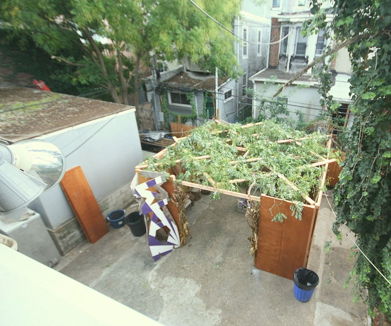 Succah, a Temporary Shelter Covered in Natural Materials, Built Near a Synagogue or House and Used Especially for Meals During the Jewish Festival of Succoth.