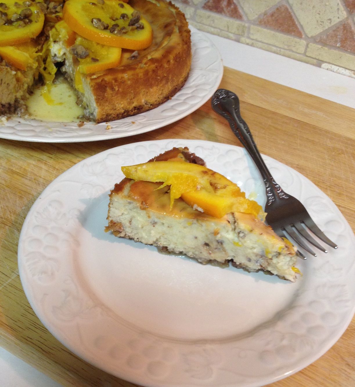 Ferrara Orange Caramel Chocolate Cheesecake