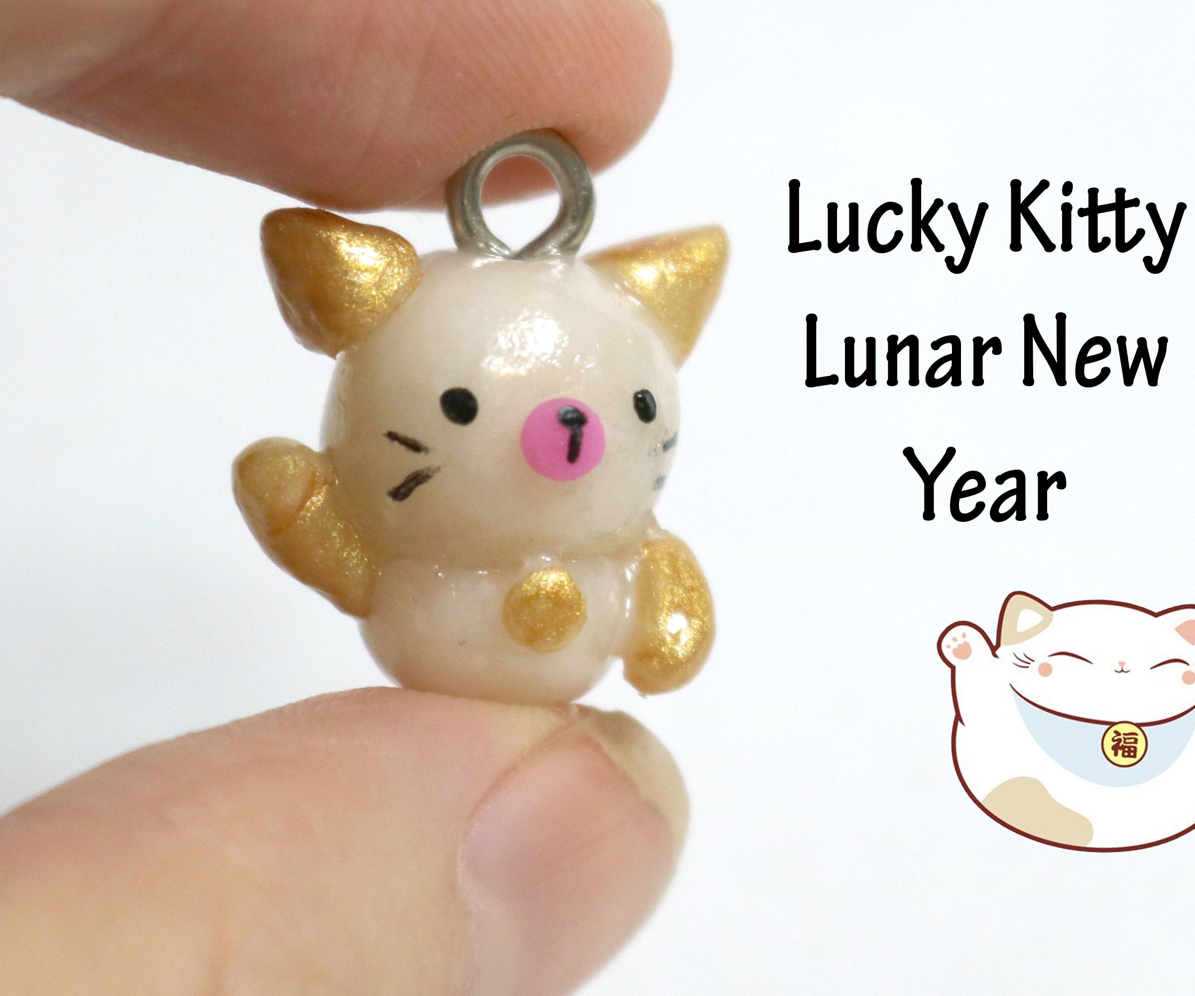 Tutorial: Lucky Cat Charm - FIMO, Polymer Clay